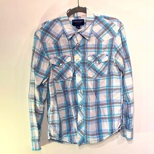 Y2K Vintage American Eagle Button Up